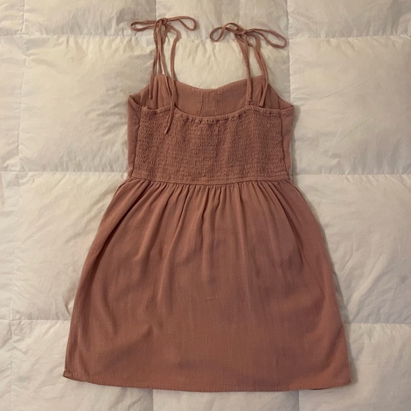 Aéropostale Mauve Sweetheart Babydoll Dress - Picture 2 of 4